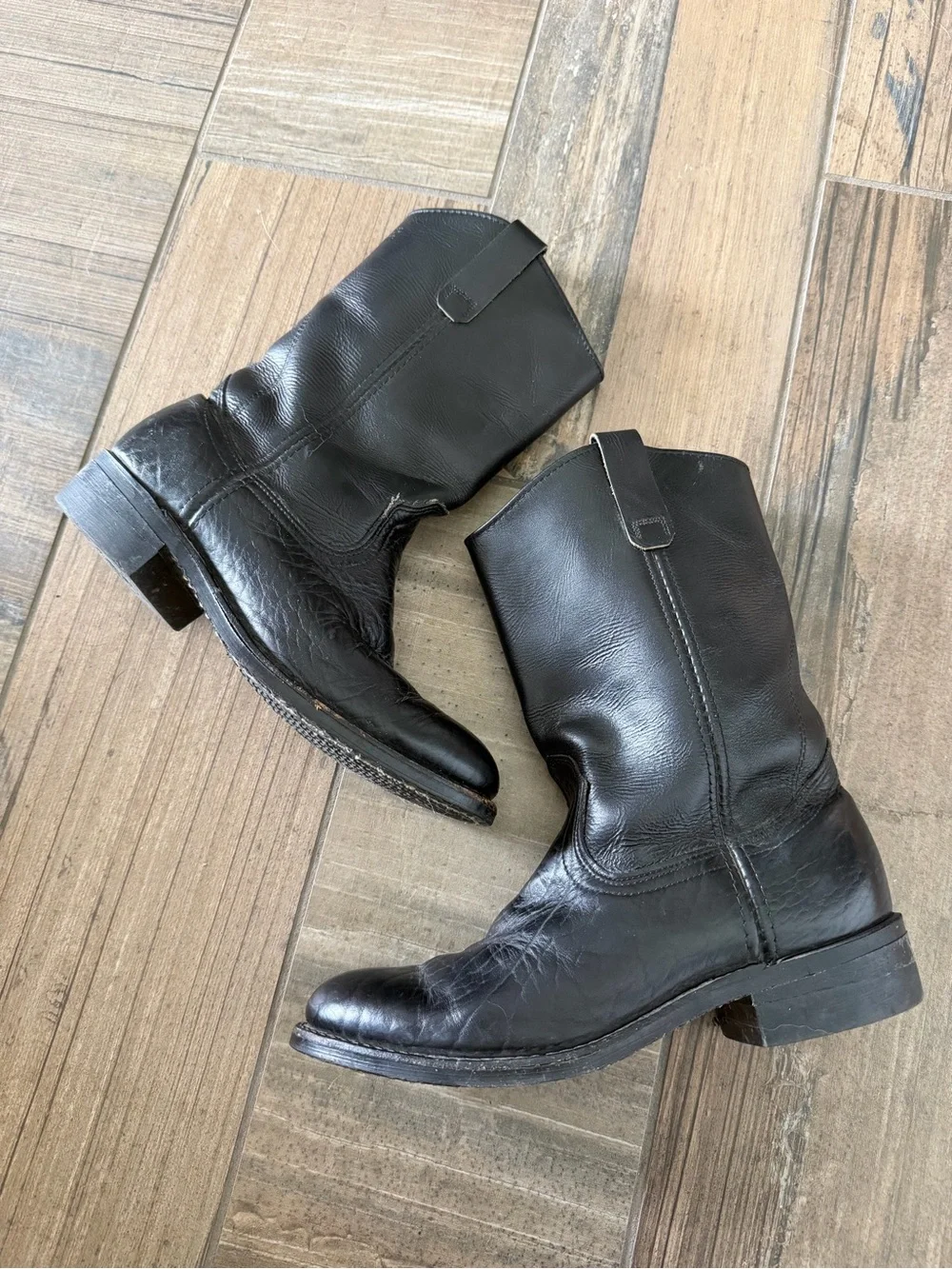 Red Wing 1158 Pecos Men's Bullhide Black Leather Size 8.5D